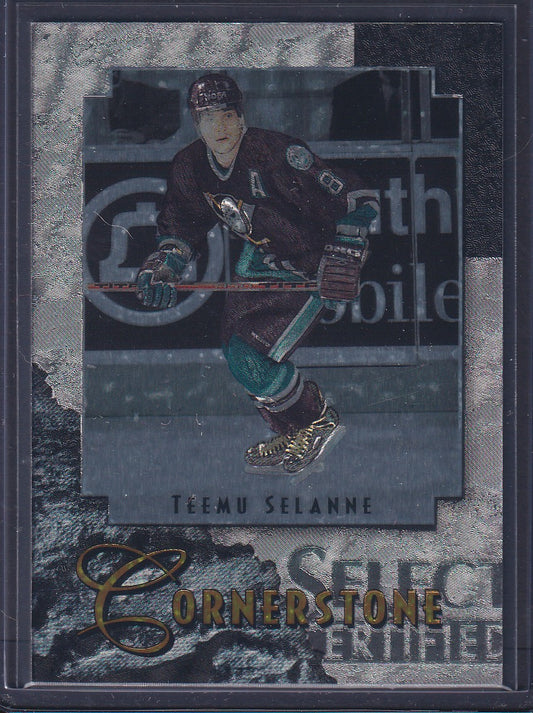 TEEMU SELANNE - 1996 Select Certified Cornerstone #12