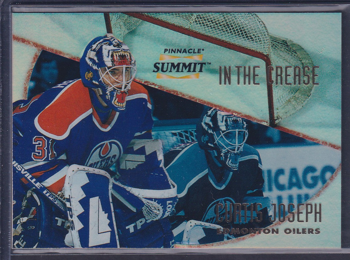 CURTIS JOSEPH - 1996 Pinnacle Summit In the Crease #PSITC-5, xxx/600