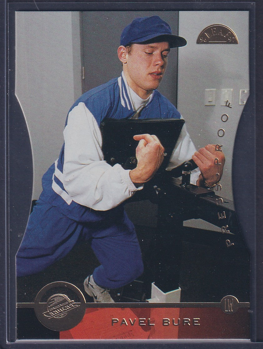 PAVEL BURE - 1996 Leaf Press Proofs /1500 #15