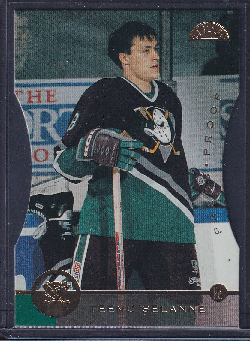 TEEMU SELANNE - 1996 Leaf Press Proofs /1500 #52