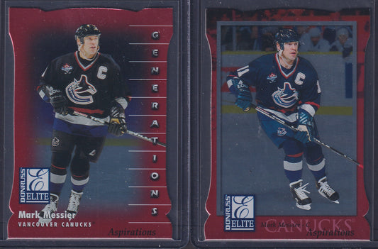 MARK MESSIER - 1997 Donruss Elite Generations and Aspirations /750 #5/127