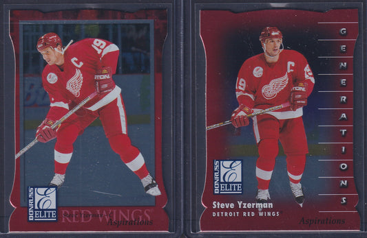 STEVE YZERMAN - 1997 Donruss Elite Generations and Aspirations /750 #15/122