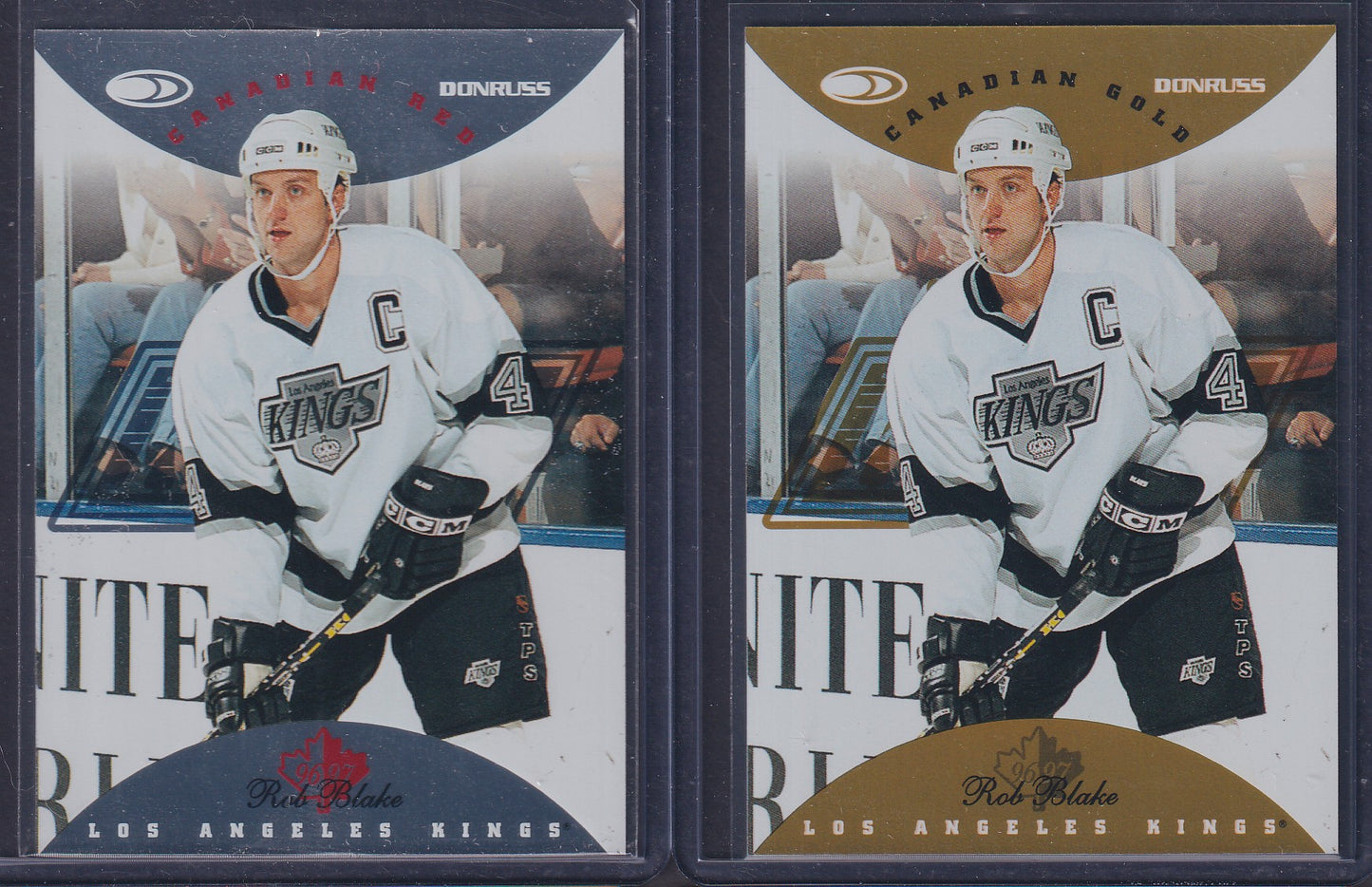 ROB BLAKE - 1996 Donruss Canadian Red & Gold Press Proof #42, /750, /150