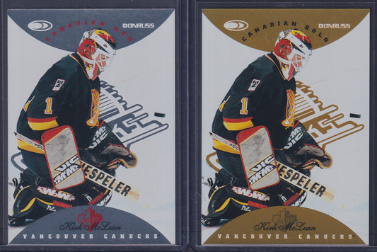 KIRK MCLEAN - 1996 Donruss Canadian Red & Gold Press Proof #33, /750, /150