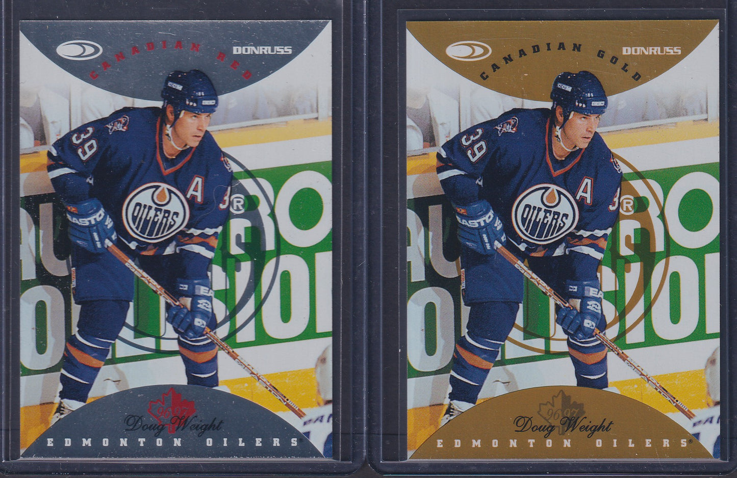 DOUG WEIGHT - 1996 Donruss Canadian Red & Gold Press Proof #14, /750, /150