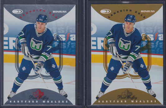 PAUL COFFEY - 1996 Donruss Canadian Red & Gold Press Proof #9, /750, /150