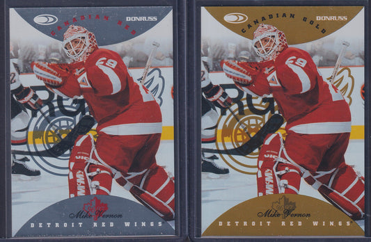 MIKE VERNON - 1996 Donruss Canadian Red & Gold Press Proof #94, /750, /150