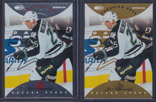 JOE NIEUWENDYK - 1996 Donruss Canadian Red & Gold Press Proof #63, /750, /150