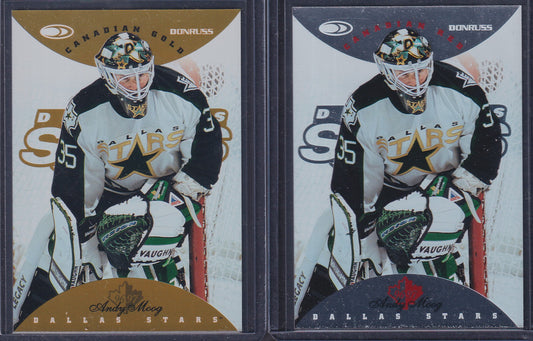 ANDY MOOG - 1996 Donruss Canadian Red & Gold Press Proof #90, /750, /150