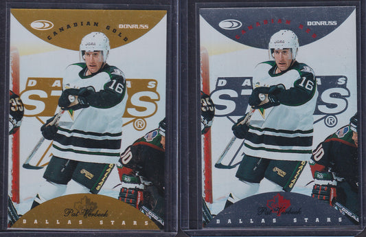 PAT VERBEEK - 1996 Donruss Canadian Red & Gold Press Proof #48, /750, /150