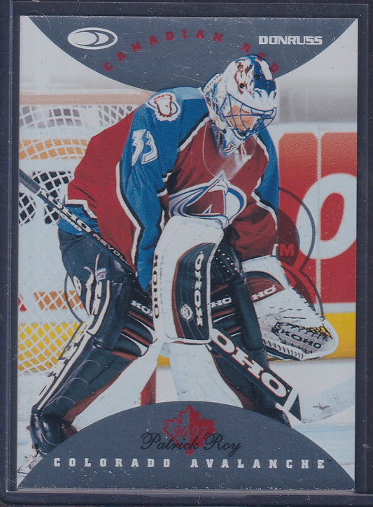 PATRICK ROY - 1996 Donruss Canadian Red Press Proof #19, /750