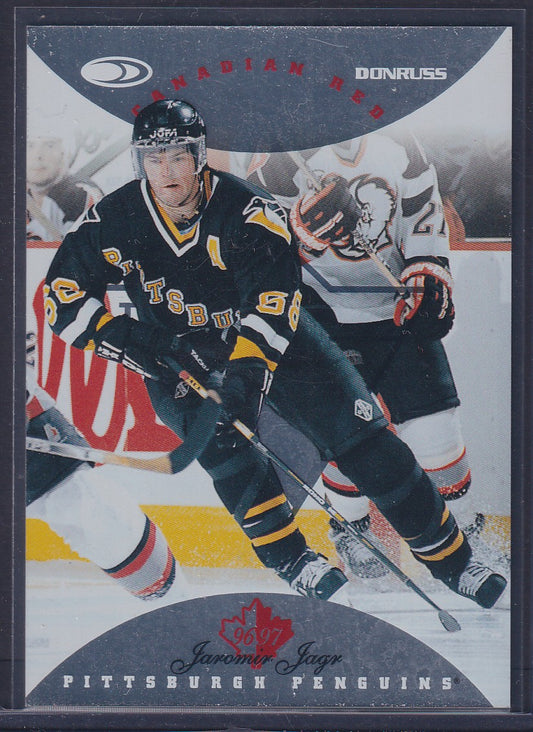 JAROMIR JAGR - 1996 Donruss Canadian Red Press Proof #1, /750