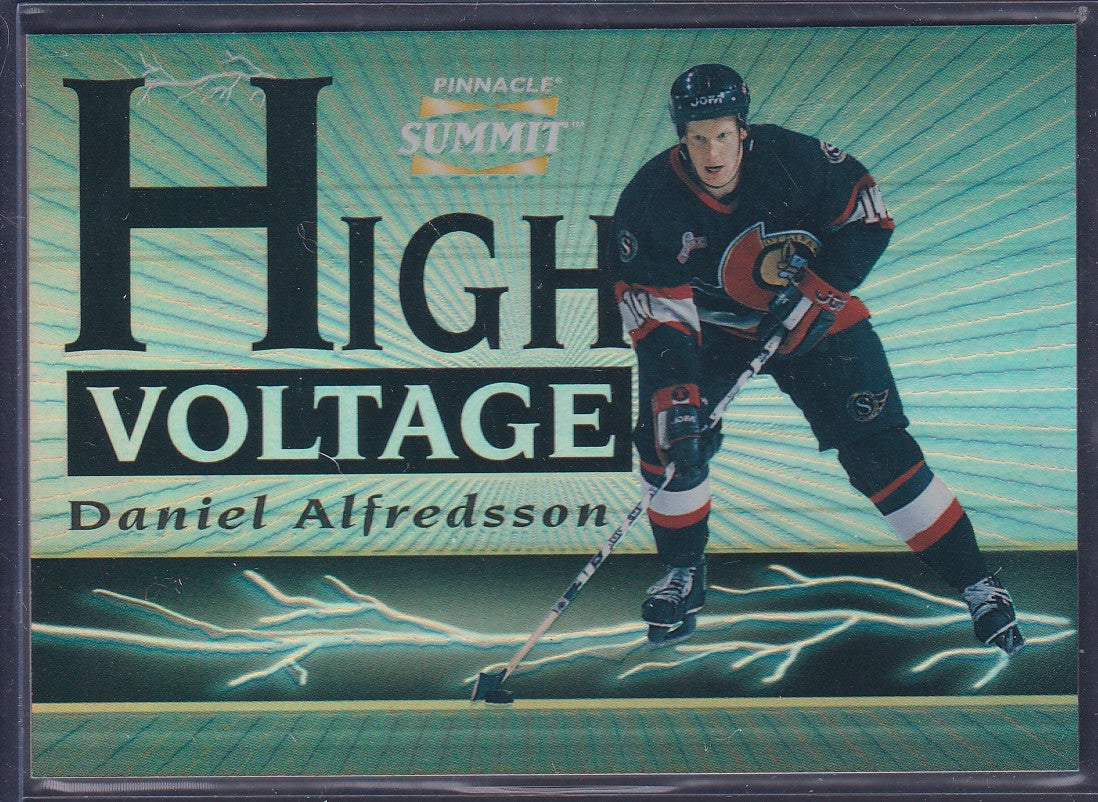 DANIEL ALFREDSSON - 1996 Pinnacle Summit High Voltage #4, xxxx/1500