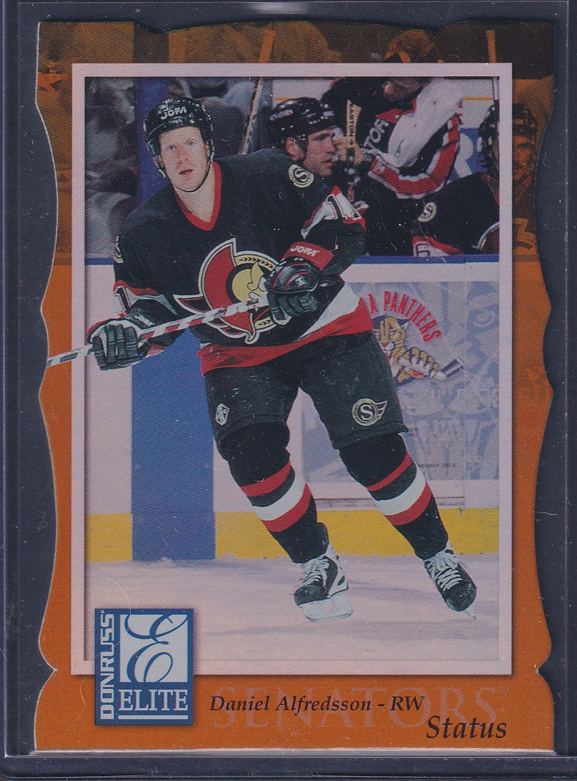 DANIEL ALFREDSSON - 1997 Donruss Elite Status Die Cut #104, xxx/100
