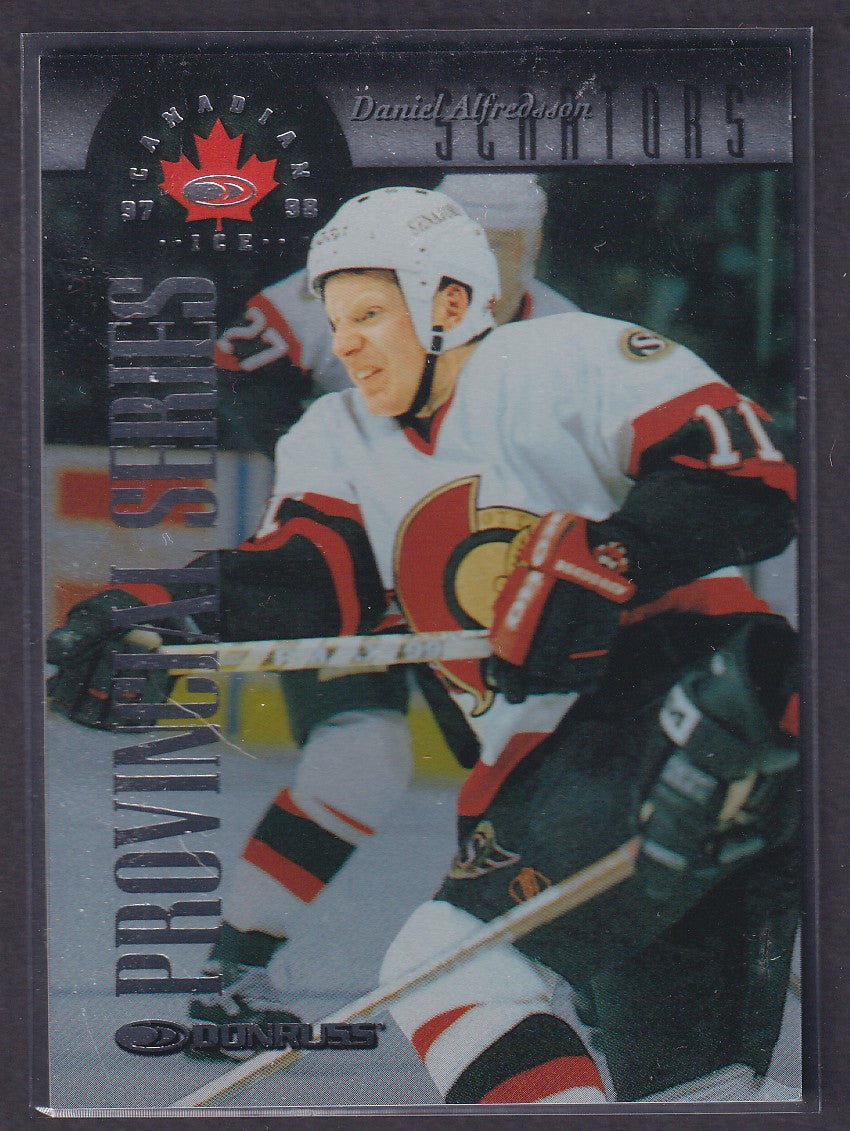 DANIEL ALFREDSSON - 1997 Donruss Canadian Ice Provincial Series #112, xxx/750