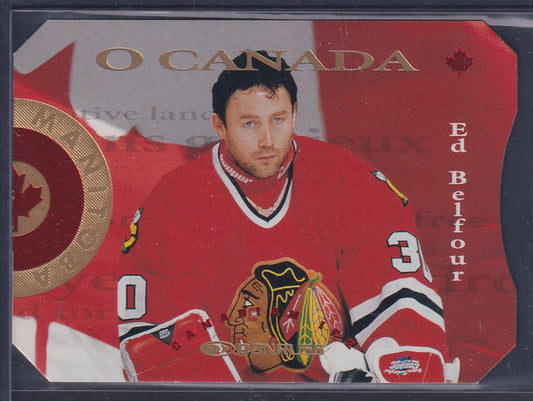 ED BELFOUR - 1996 Donruss Canadian Ice O Canada #6, xxxx/2000