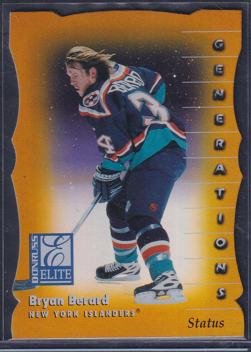 BRYAN BERARD - 1997 Donruss Elite Status Generations Die Cut #124, xxx/100