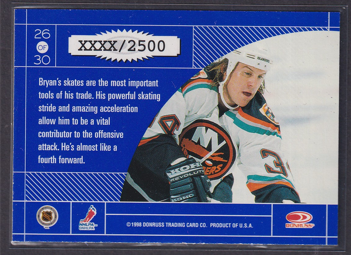 BRYAN BERARD - 1997 Donruss Elite Craftsmen #26, xxxx/2500