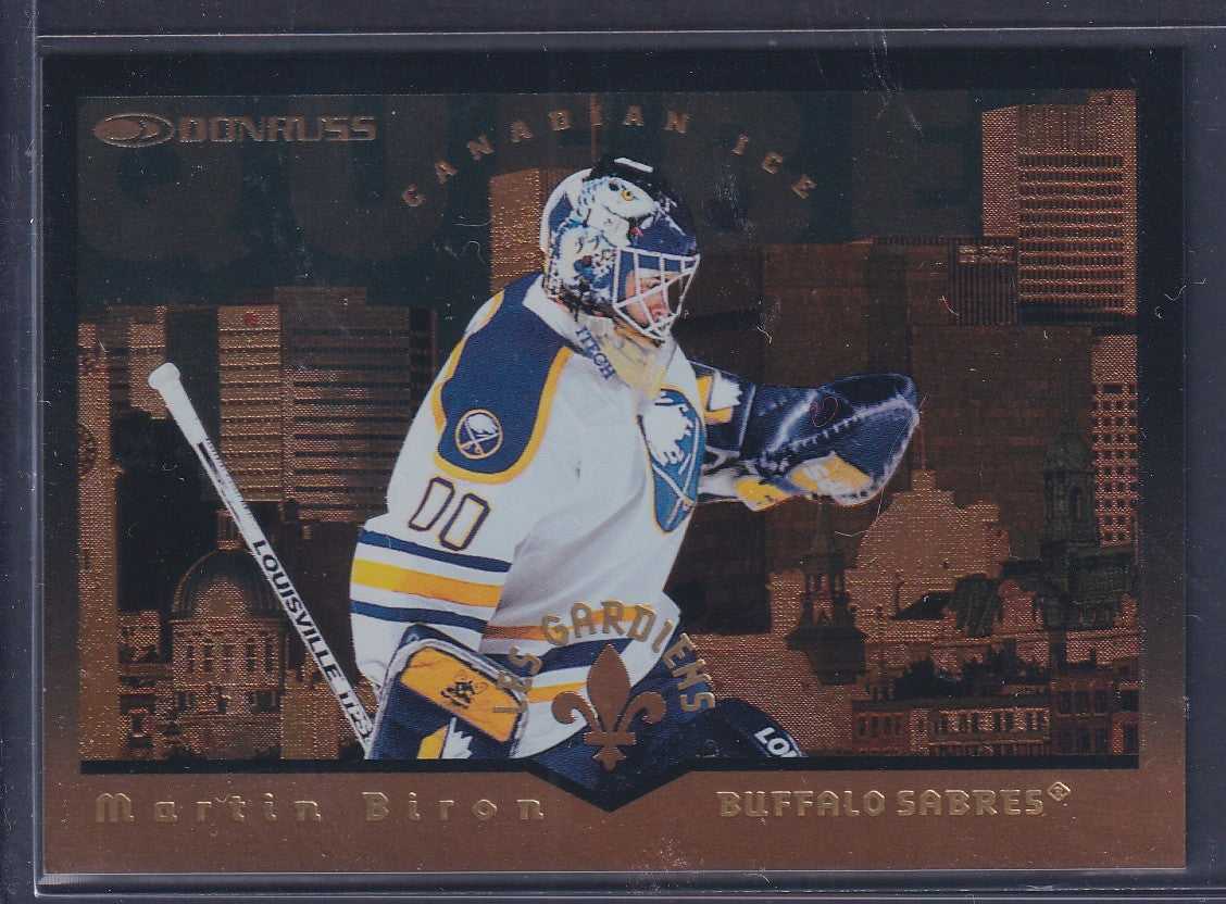 MARTIN BIRON - 1996 Donruss Canadian Ice Les Gardiens #9, xxxx/1500