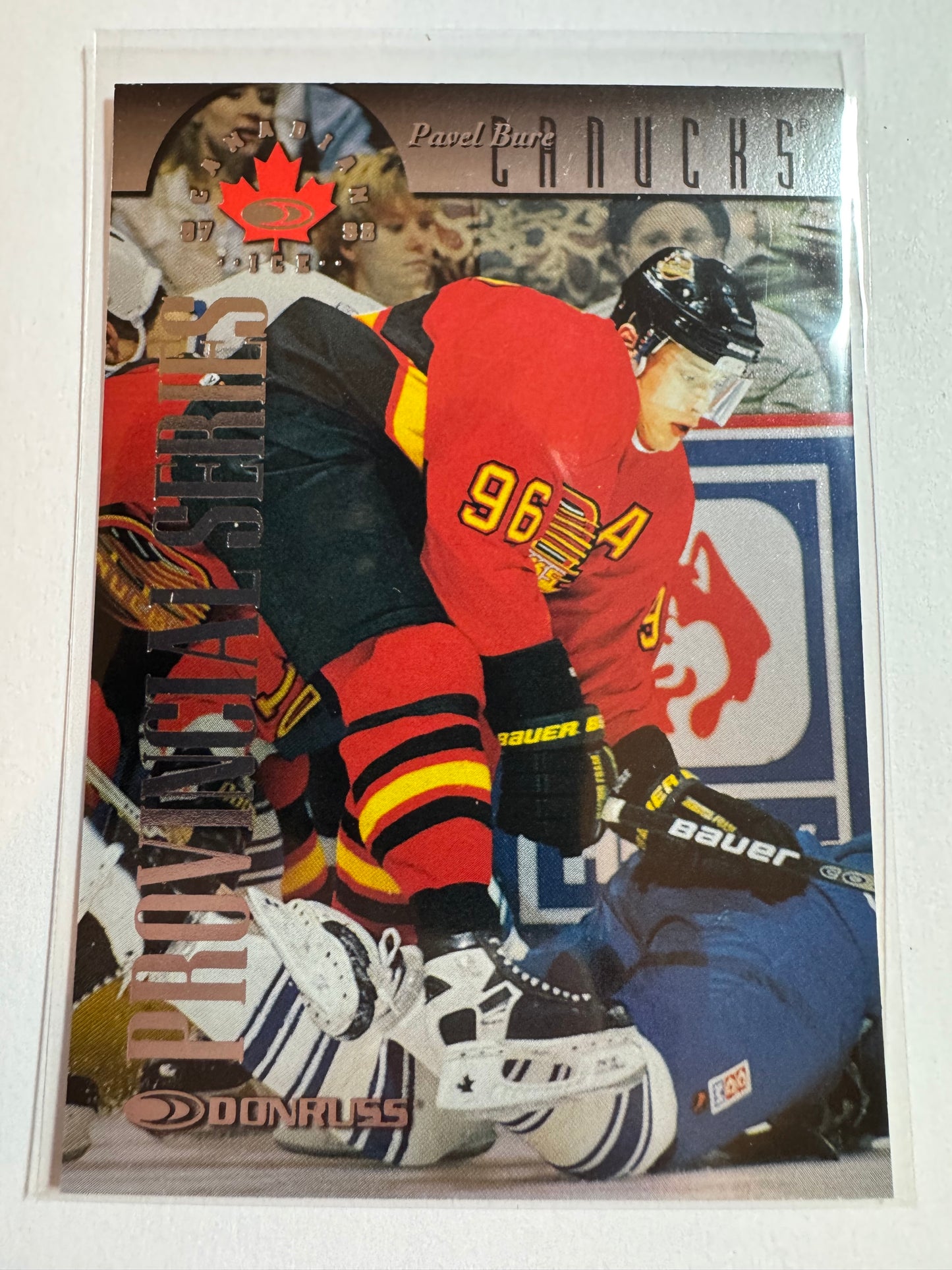 PAVEL BURE - 1997 Donruss Canadian Ice Provincial Series #18, xxx/750