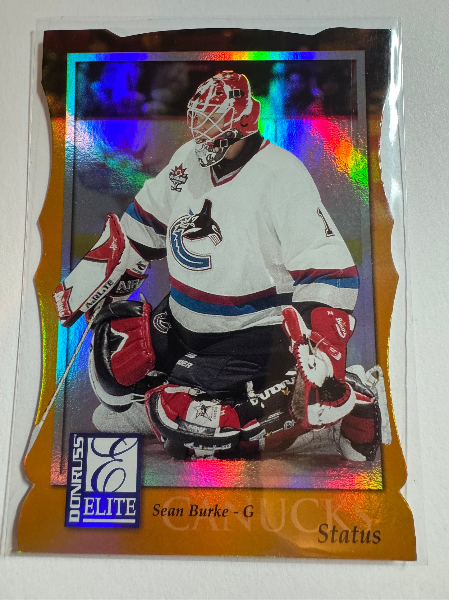 SEAN BURKE - 1997 Donruss Elite Status Die Cut #39, xxx/100