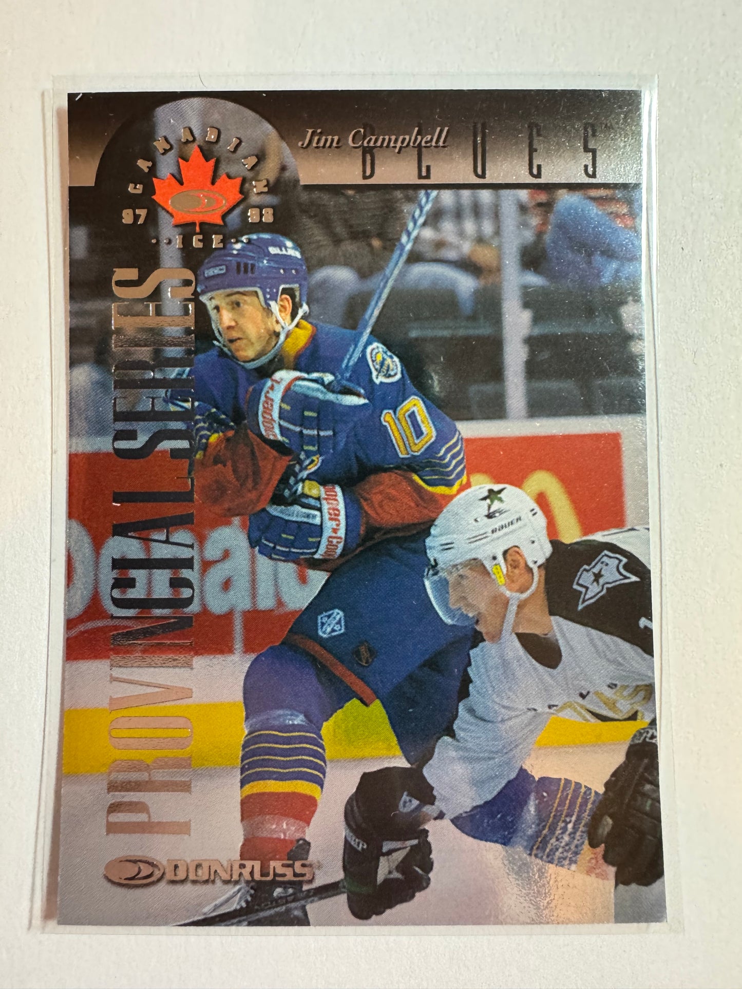 JIM CAMPBELL - 1997 Donruss Canadian Ice Provincial Series #9, xxx/750