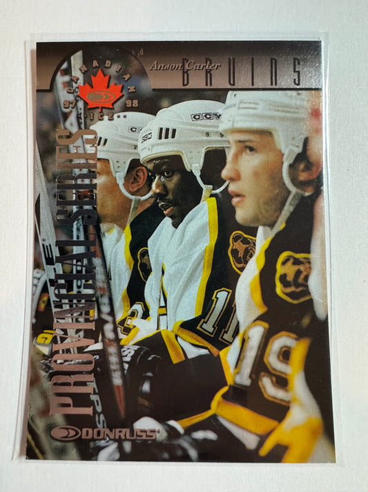 ANSON CARTER - 1997 Donruss Canadian Ice Provincial Series #73, xxx/750