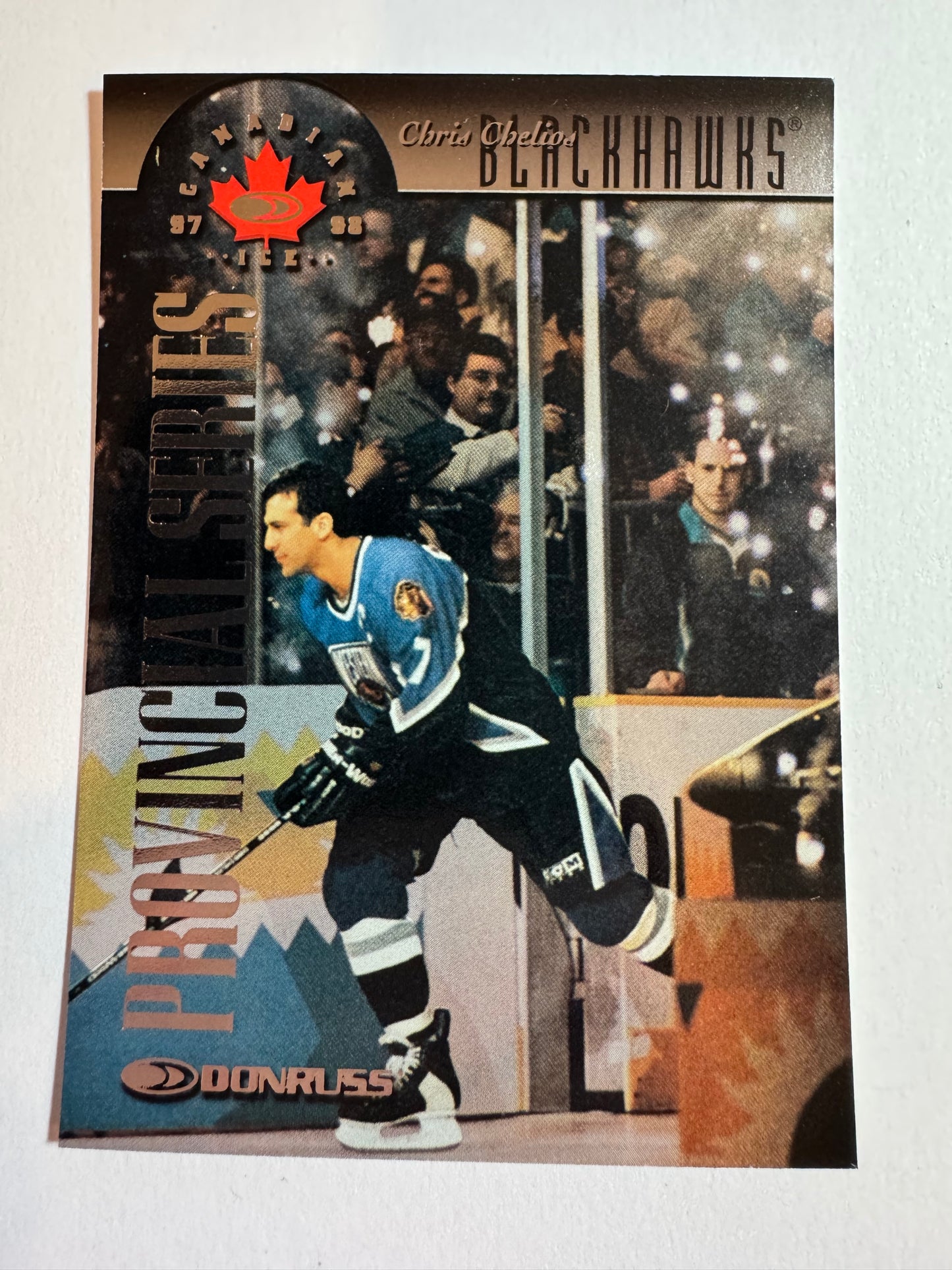 CHRIS CHELIOS - 1997 Donruss Canadian Ice Provincial Series #120, xxx/750