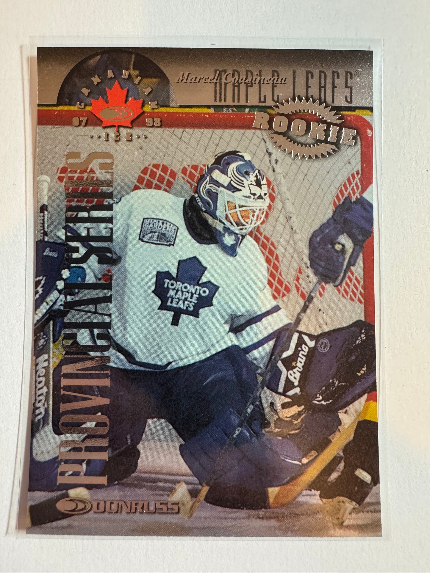 MARCEL COUSINEAU - 1997 Donruss Canadian Ice Provincial Series #147, xxx/750