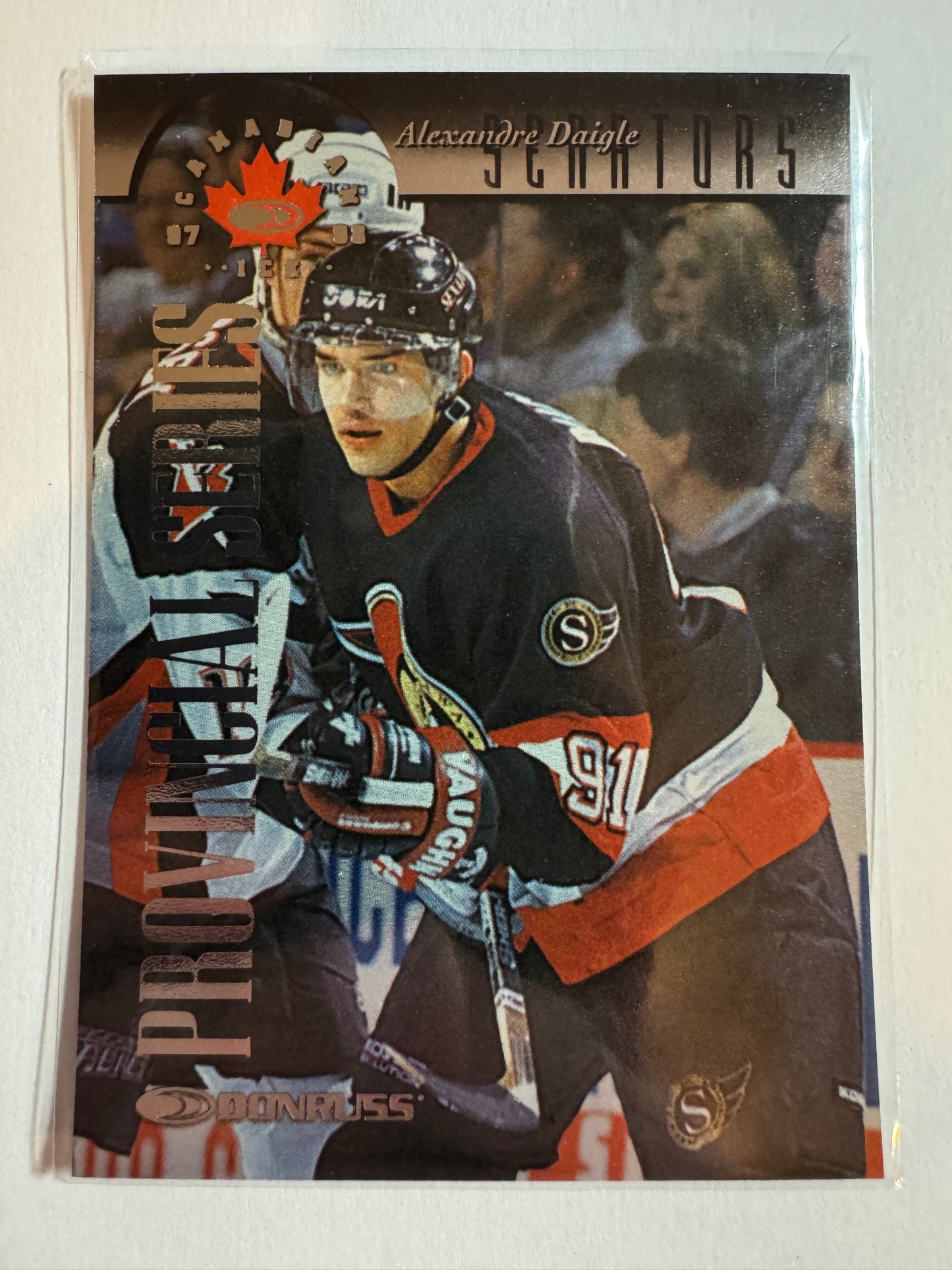 ALEXANDRE DAIGLE - 1997 Donruss Canadian Ice Provincial Series #122, xxx/750