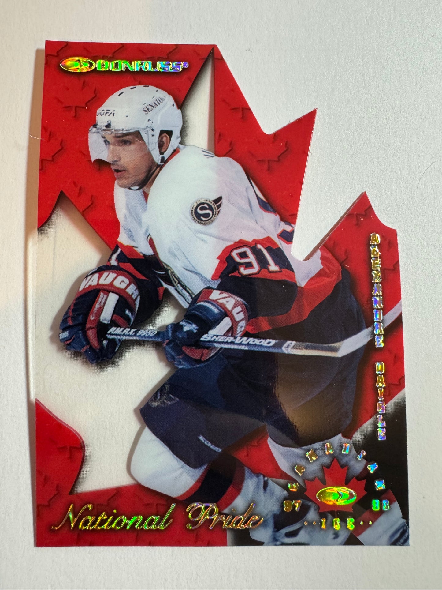 ALEXANDRE DAIGLE - 1997 Donruss Canadian Ice National Pride Clear Die Cut #15, xxxx/1997