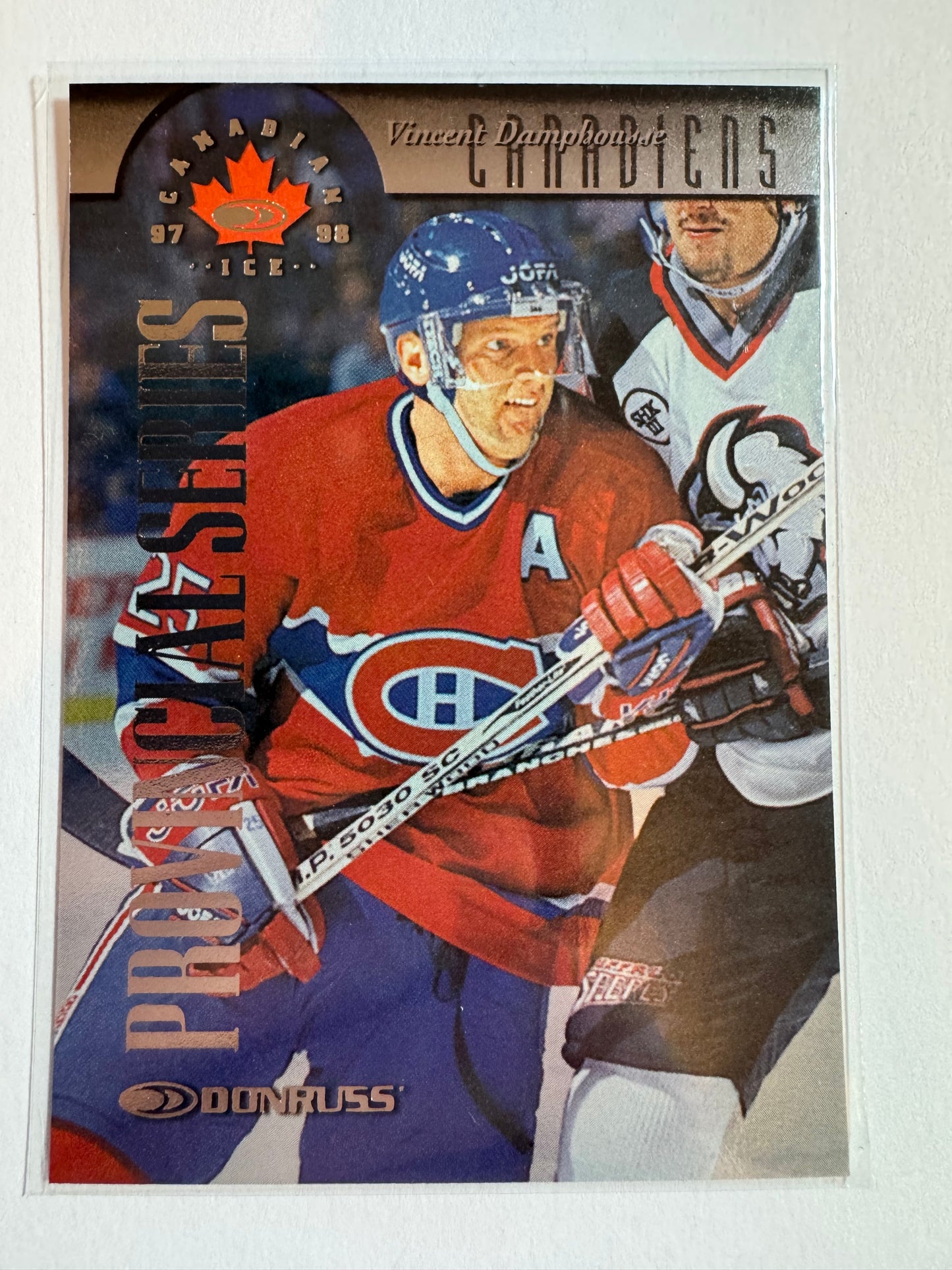 VINCENT DAMPHOUSSE - 1997 Donruss Canadian Ice Provincial Series #115, xxx/750
