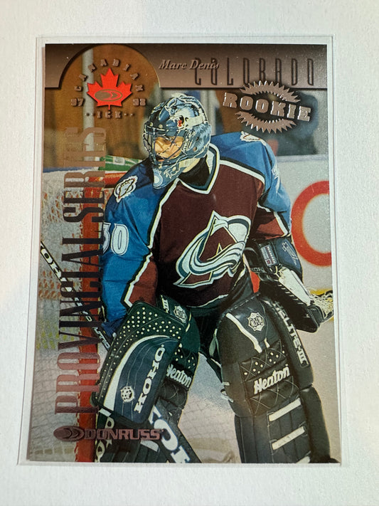 MARC DENIS - 1996 Donruss Canadian Ice Provincial Series #145, xxx/750