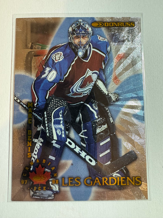 MARC DENIS - 1996 Donruss Canadian Ice Les Gardiens #12, xxxx/1500