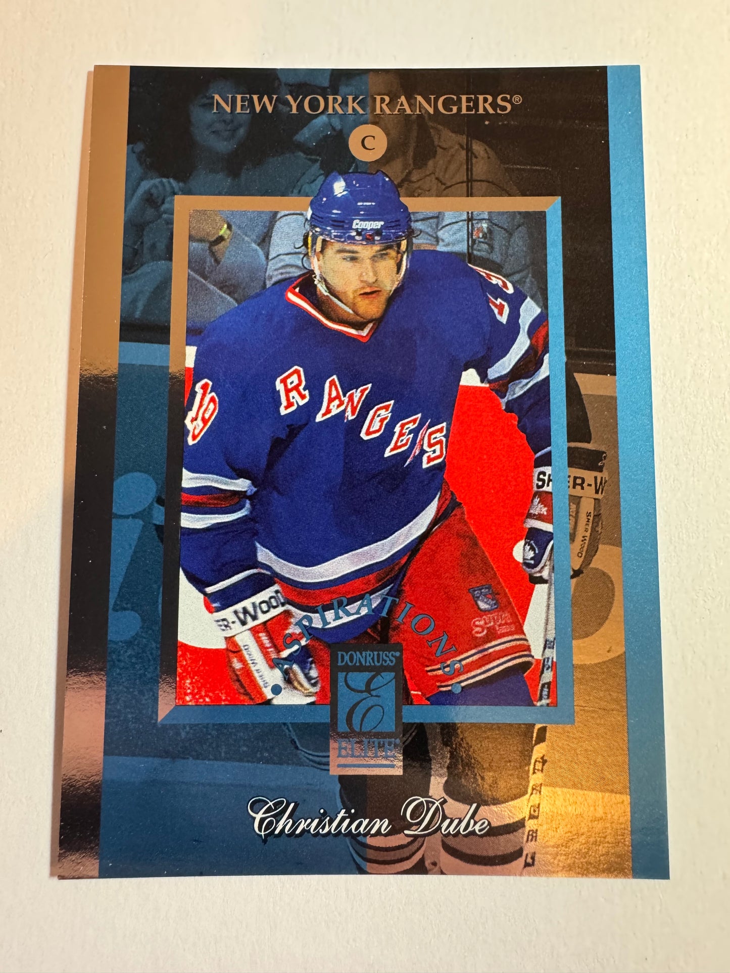 CHRISTIAN DUBE - 1996 Donruss Elite Aspirations #25, xxxx/3000