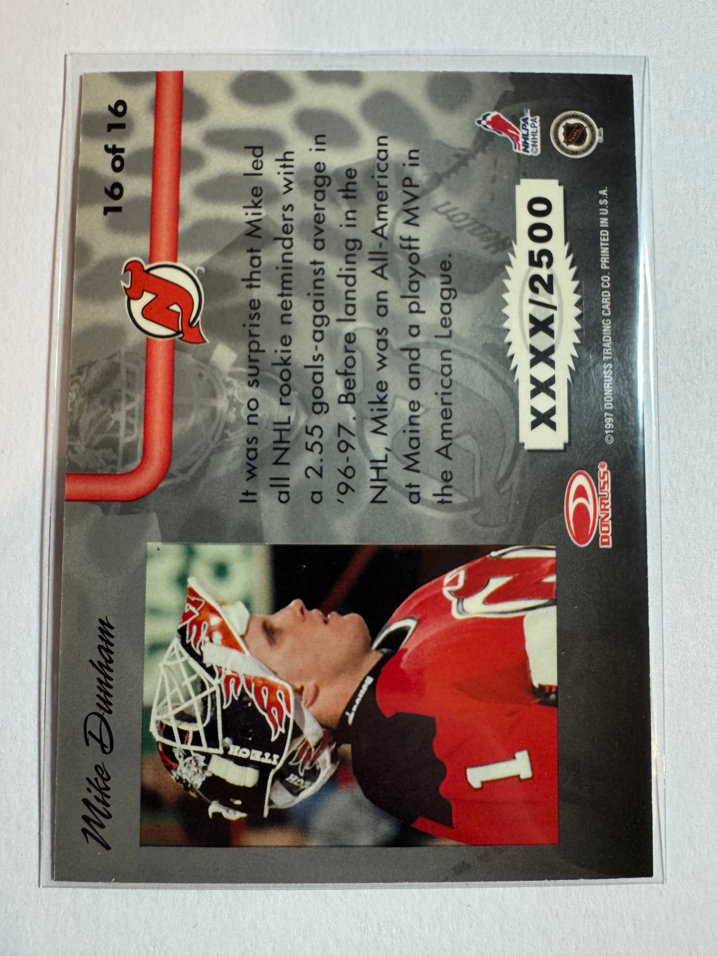 MIKE DUNHAM - 1997 Donruss Leaf Pipe Dreams #16, xxxx/2500