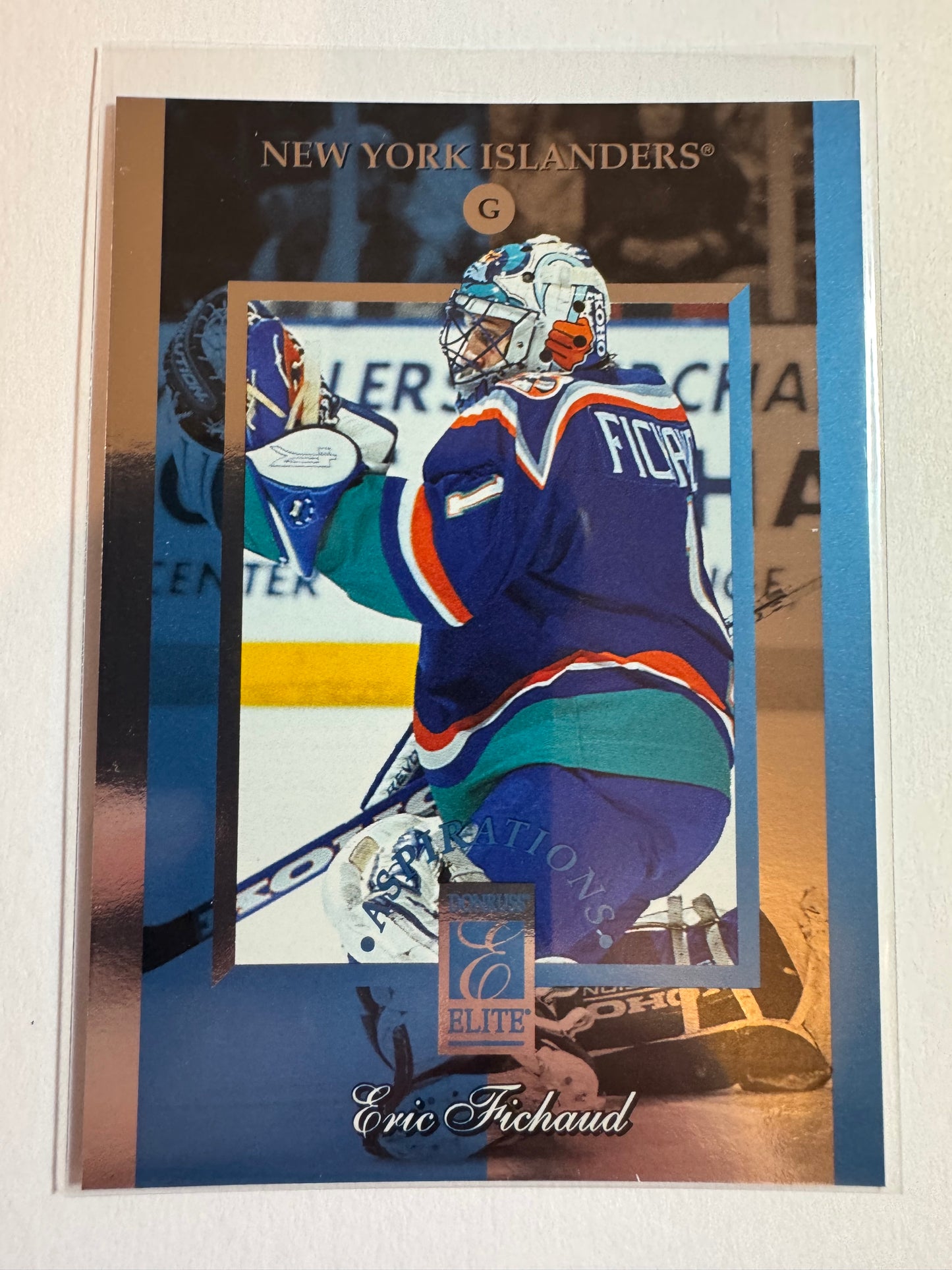 ERIC FICHAUD - 1996 Donruss Elite Aspirations #14, xxxx/3000