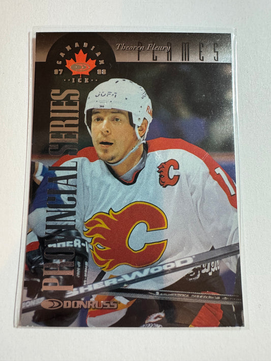 THEOREN FLEURY - 1997 Donruss Canadian Ice Provincial Series #23, xxx/750