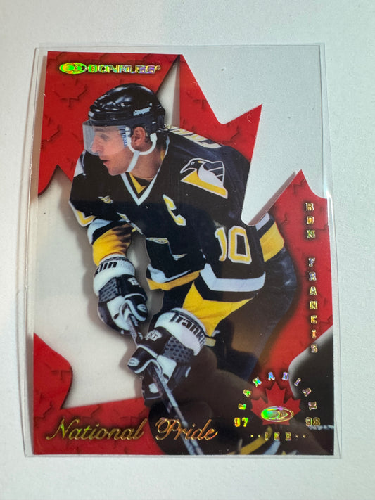 RON FRANCIS - 1997 Donruss Canadian Ice National Price Clear Cut Die Cut #20, xxxx/1997