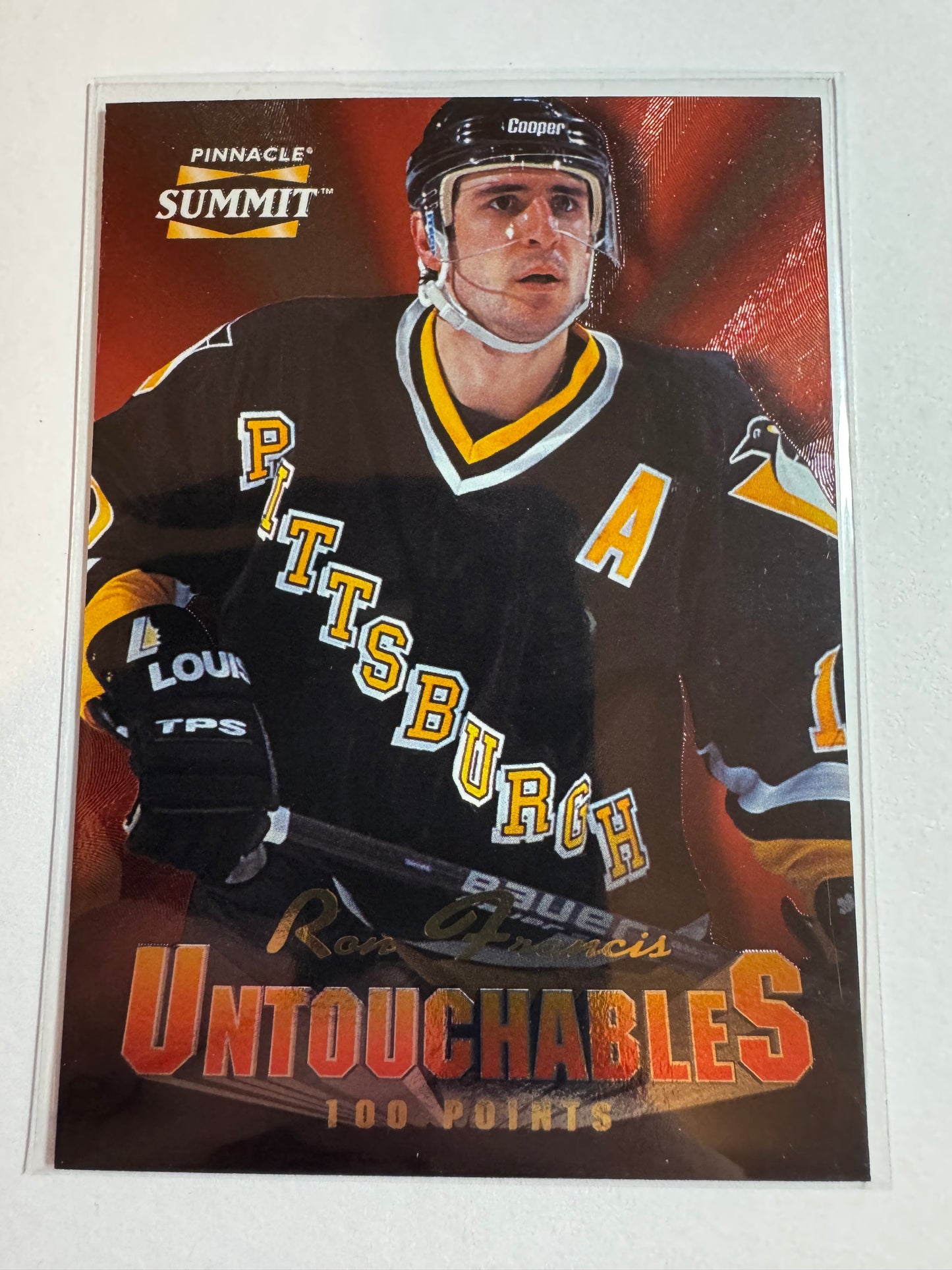 RON FRANCIS - 1996 Pinnacle Summit Untouchables #4, xxxx/1000