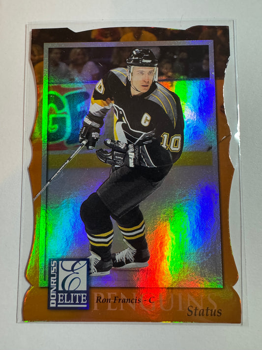 RON FRANCIS - 1997 Donruss Elite Status Die Cut #113, xxx/100