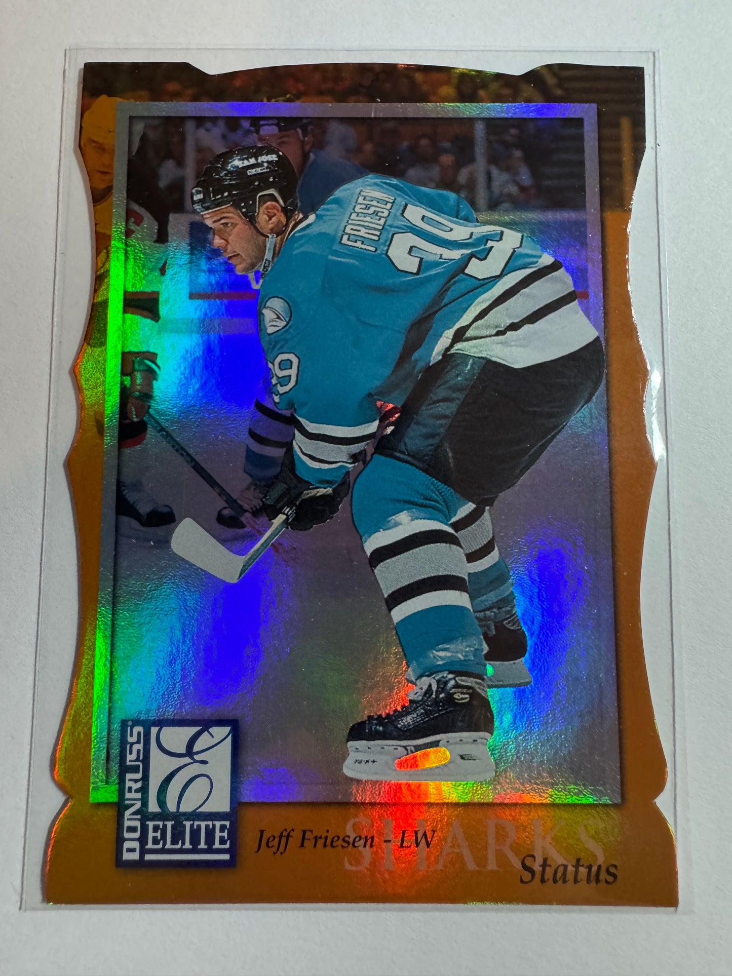 JEFF FRIESEN - 1997 Donruss Elite Status Die Cut #93, xxx/100