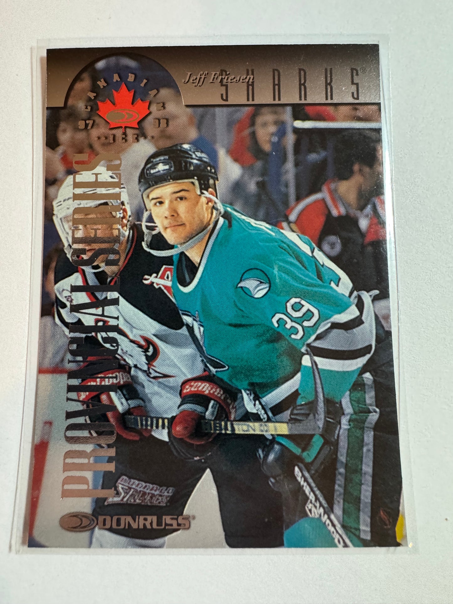 JEFF FRIESEN - 1997 Donruss Canadian Ice Provincial Series #81, xxx/750