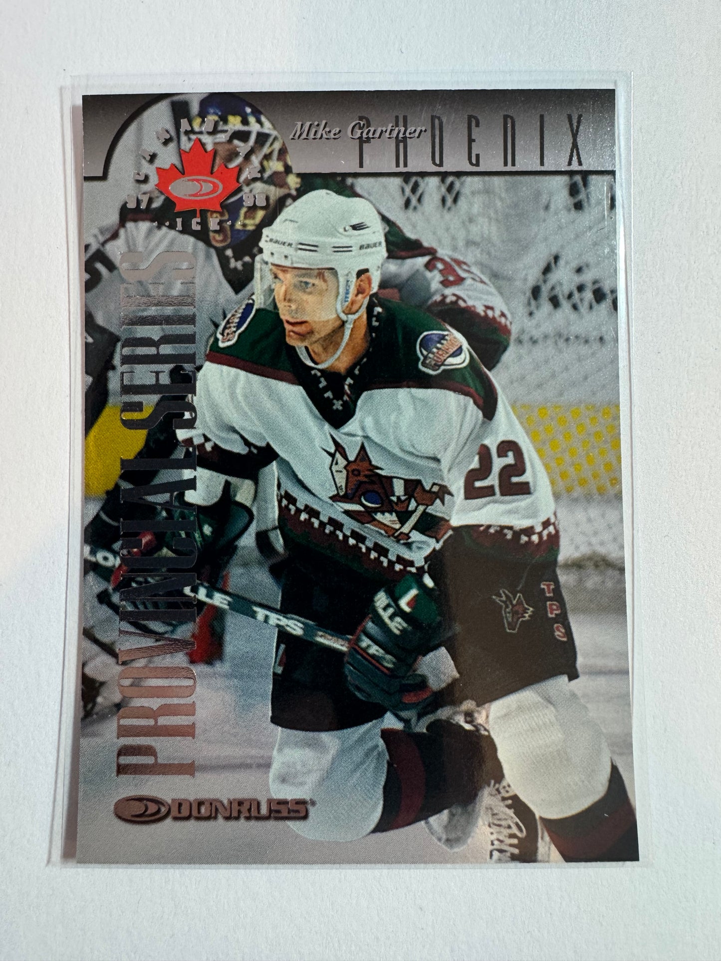 MIKE GARTNER - 1997 Donruss Canadian Ice Provincial Series #54, xxx/750