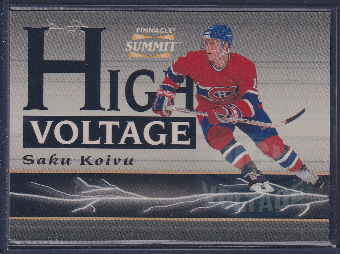 SAKU KOIVU - 1996 Pinnacle Summit High Voltage #14, xxx/600