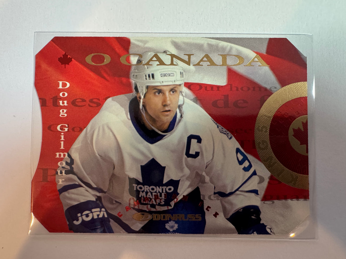 DOUG GILMOUR - 1996 Donruss Canadian Ice O Canada #9, xxxx/2000