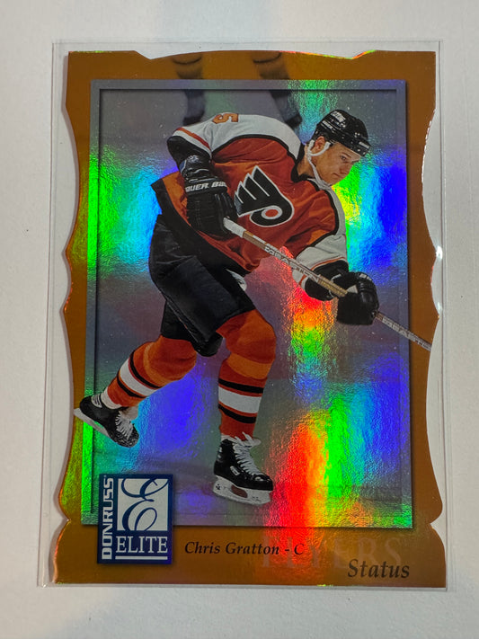 CHRIS GRATTON - 1997 Donruss Elite Status Die Cut #91, xxx/100