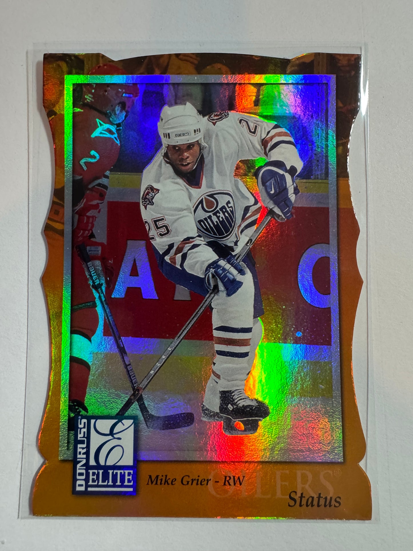 MIKE GRIER - 1997 Donruss Elite Status Die Cut #62, xxx/100