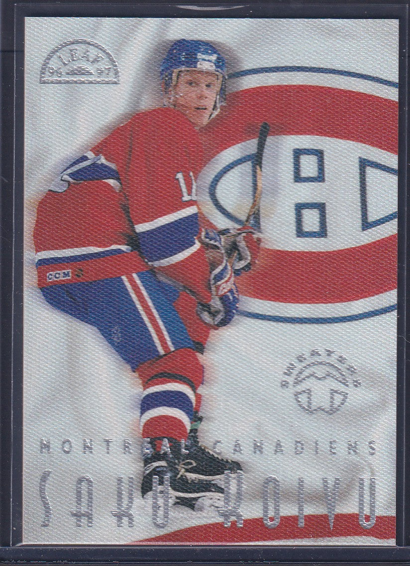 SAKU KOIVU - 1996 Donruss Leaf Sweaters #15, xxxx/1000