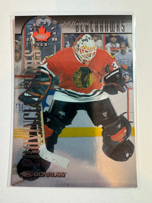 JEFF HACKETT - 1997 Donruss Canadian Ice Provincial Series #101, xxx/750